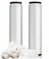 VITASENSE® Waterfilters 2 stuks - 6 Maanden Gefilterd Douchewater - Douchefilter