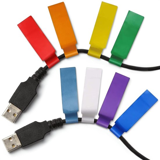 240 waterdichte kabellabels beschrijfbare stickers set