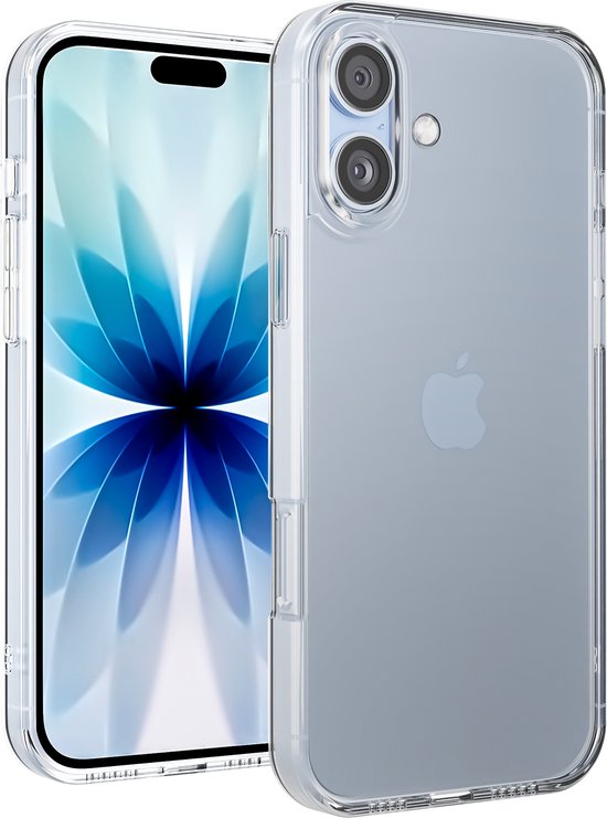Hoesje geschikt voor iPhone 17 hoes transparant shock proof