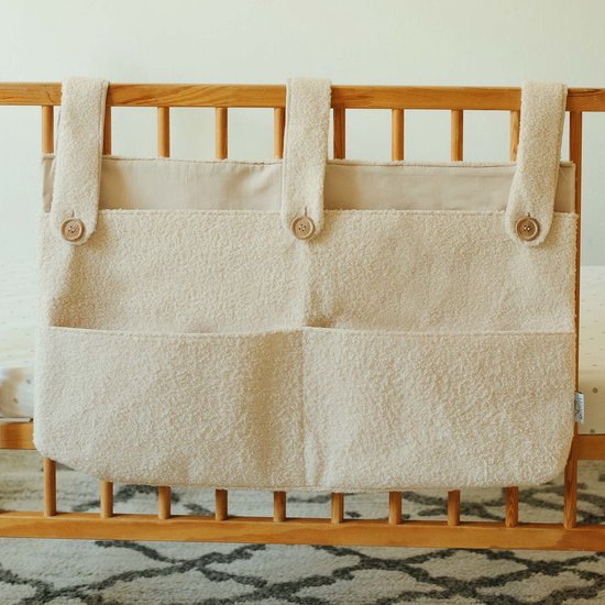 Muuzey boxzak – teddystof – crème