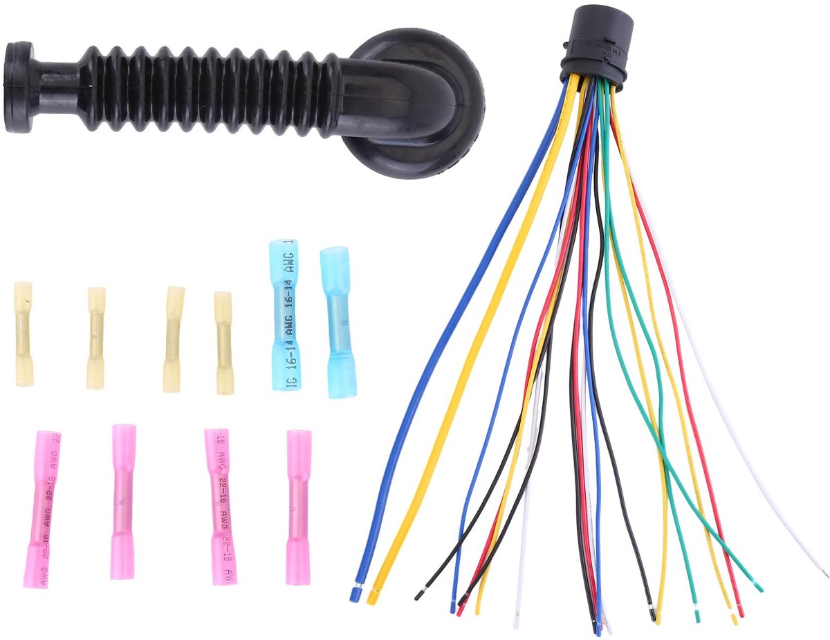 Draadboom Reparatie Kit - Siliconen Deuropen Plug Kabel, Achter Links of Rechts - 1284222, 13158679 Geschikt Voor Familie B 2005-2013