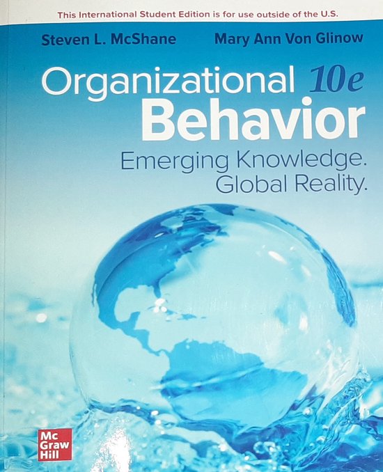 Organizational Behavior: Emerging Knowledge. Global Reality ISE
