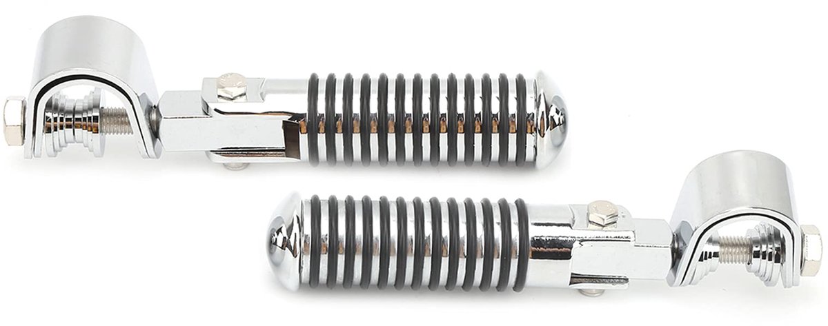 Motorfiets Voetsteunen Klem - Roestvrij Staal - Voor 1 Inch Motor Crash Bar