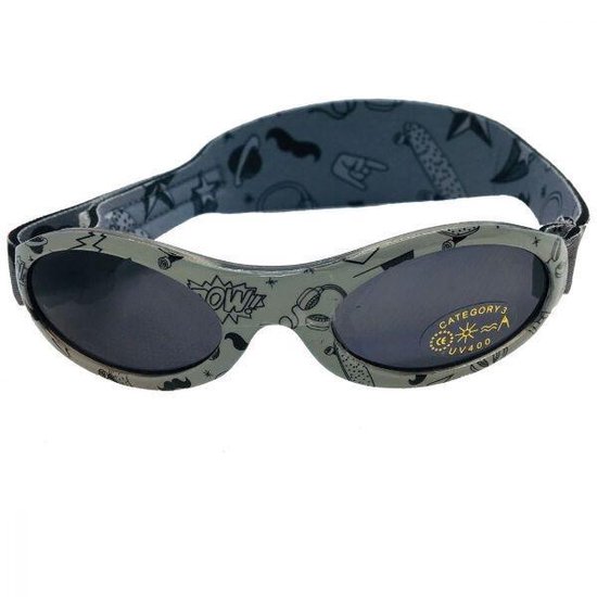 Banz - UV-beschermende zonnebril voor kinderen - Bubzee - Grafitti - maat Onesize (2-5yrs) van Banz — afbeelding 2