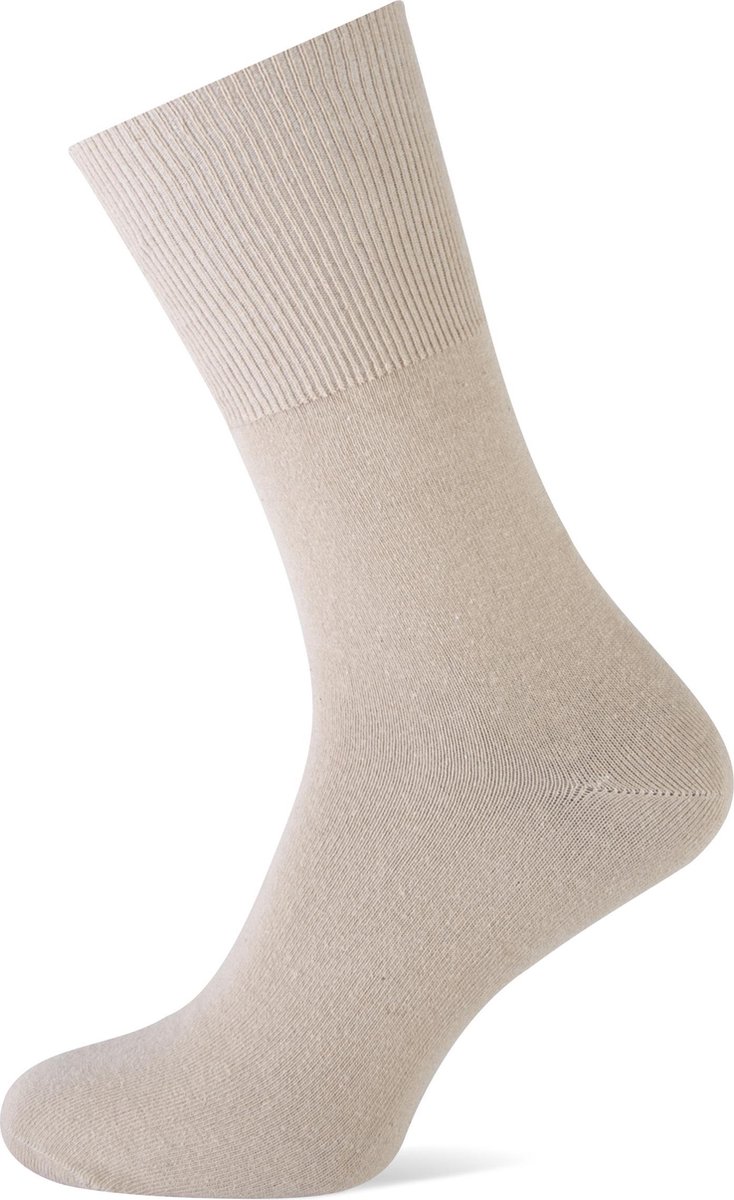 Katoenen diabetes sokken - 3 paar - Licht Beige - Maat 45/47