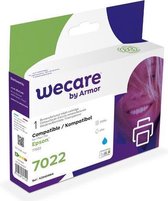 Wecare Gereviseerde inktjet cartridge T7022, één pakket, 2860p, cyan, compatibel met EPSON T7022