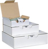 Pressel Postpakketdoos, 150 x 100 x 70mm, wit (pak 25 stuks)