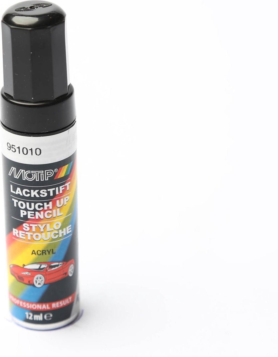Motip 951010 Auto lakstift Zwart Metallic 12 ml