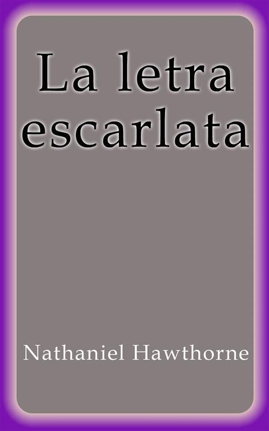 La letra escarlata - cover