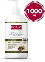 Bioblas - Anti haaruival Zwart Knoflook Shampoo 1000ml, Geurloos, Anti-Haaruitval voor Dames en Heren - unisex - Herbal shampoo - Bio shampoo - Organic - Bioblas shampoo