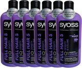 Syoss shampoo Full Hair 500ml 6x Voordeelverpakking