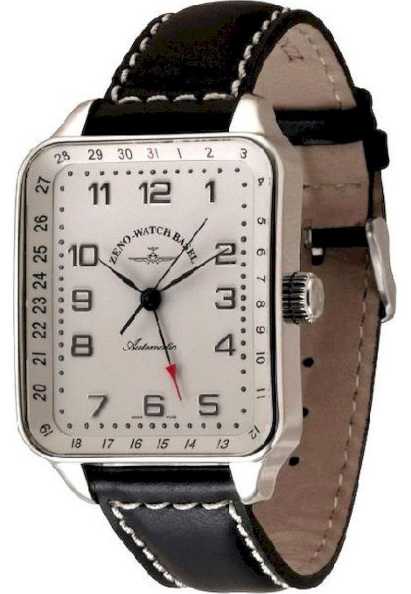 Zeno-horloge - Polshorloge - Heren - SQ Retro Pointer date - 131Z-e2