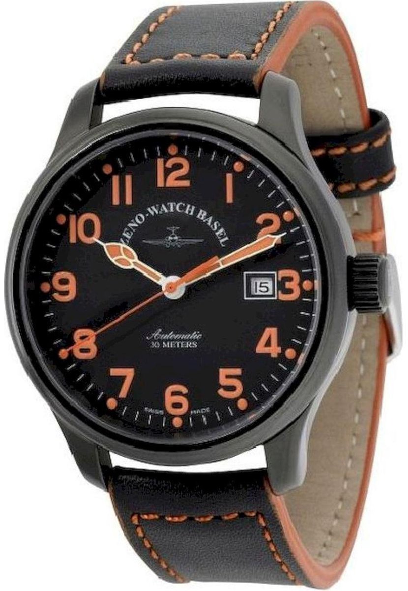 Zeno-horloge - Polshorloge - Heren - NC Pilot - 9554-bk-a15