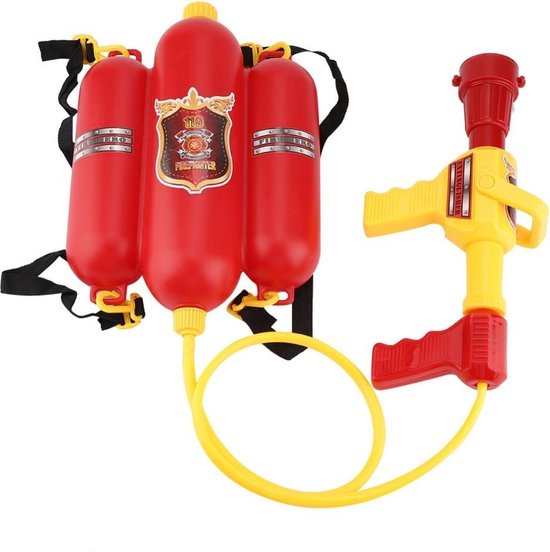 Brandweerman waterpistool Watergeweer als brandweerslang | Fire Dept waterpomp met... | bol.com