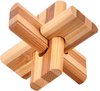 Afbeelding van het spelletje DW4Trading® 3D bamboo puzzel kruis