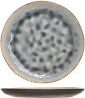 Laguna Blauw-Grijs Dessertborden 20cm Rond   - Aardewerk - (Set van 6) En Yourkitchen E-kookboek - Heerlijke Smulrecepten