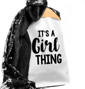 Opbergzak speelgoed-kinderkamer-Paperbag kids its a girl thing-60x30cm