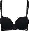 Zwarte push-up bh van Puma met logo band