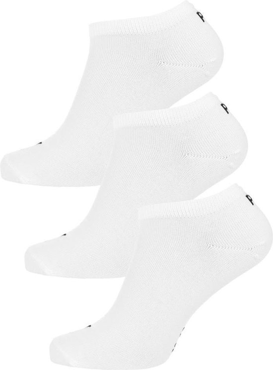 Chaussettes PUMA - SNEAKER PLAIN 3 paire - Unisexe - Taille 43 blanc