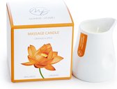 Massagekaars - geurkaars Orange & Spice -fruitige en kruidige geur - massage olie op lichaamstemperatuur