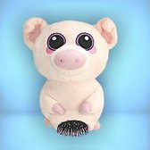 Haarborstel met Knuffel voor Kinderen - PlushBrush Varkentje