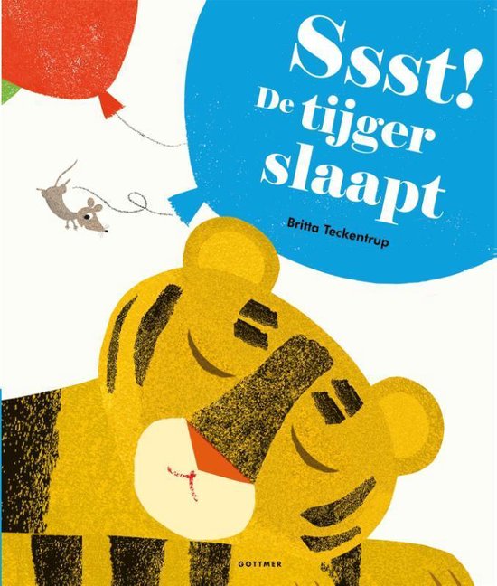 Boek cover Ssst! De tijger slaapt van Britta Teckentrup (Hardcover)
