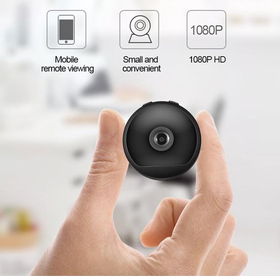 1080P Mini IP Wifi Camera Nachtzicht Spionagecamera Bewegingssensor  Camcorder Spraak... | bol.com