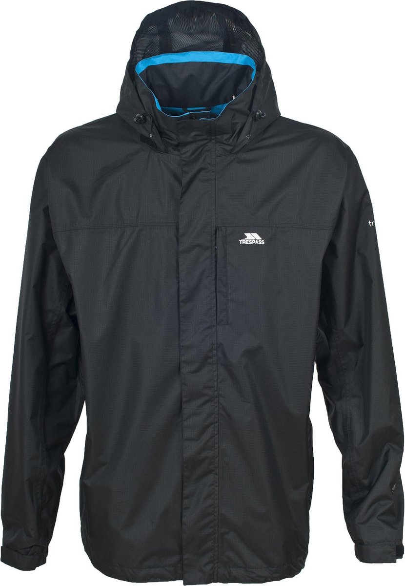 Trespass Mens Fraser II Waterproof Jacket (Black)
