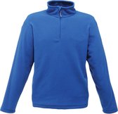 Kobalt Blauw dunne fleece trui met halve rits merk Regatta maat 2XL