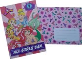Verjaardags kaart Disney’s Princess “All Girls Can”