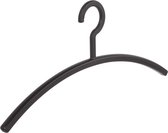 De Kledinghanger Gigant - 2 x Garderobehanger Primus kunststof zwart, 45 cm