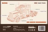 Robotime 3D puzzel modelbouw pakket Heavy Truck MC502 - Naturel