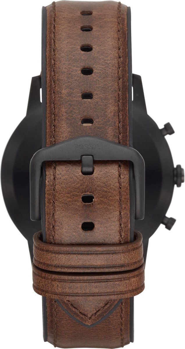 Fossil Collider Hybrid HR FTW7008 Smartwatch Heren 42 mm Bruin bol