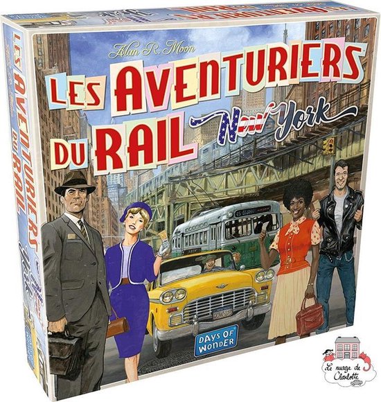 Afbeelding van het spel Aventuriers du Rail/Ticket to Ride - New-York version FR