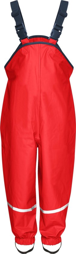 Playshoes Regenbroek met bretels Kinderen - Rood - Maat 80 | bol.com