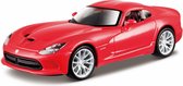 Bburago DODGE VIPER GTS SRT 2013 rood schaalmodel 1:32