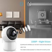 Babyfoon met cctv camera - 1920x1080 full hd - nachtzicht - draadloze wifi - camera met 2 weg audio - bewegingsdetectie