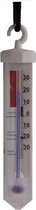 Diepvriesthermometer met ophanghaak 19 x 8 x 2 cm - wit - diepvriesthermometers / temperatuurmeters