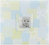MBI: Baby Post Bound Album Window Blue 12"X12" (860071)