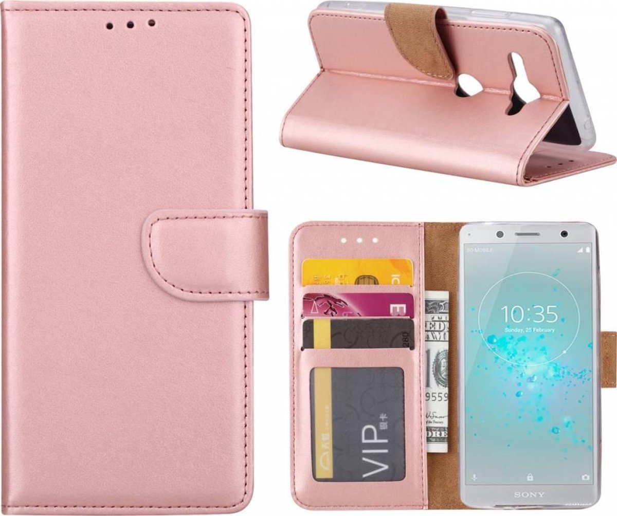 Sony Xperia XZ2 Compact boektype case / portemonnee hoesje Rose Goud