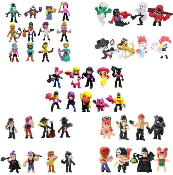 Bol Com Brawl Stars Speelfiguren 6 Stuks Willekeurig - alle knokkers brawl stars 2021