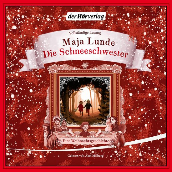 Boekomslag 'Die Schneeschwester' van Maja Lunde. Thema: Kerst.