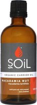Soil Biologische Basis Olie - 100 ML - Macademia Noot olie