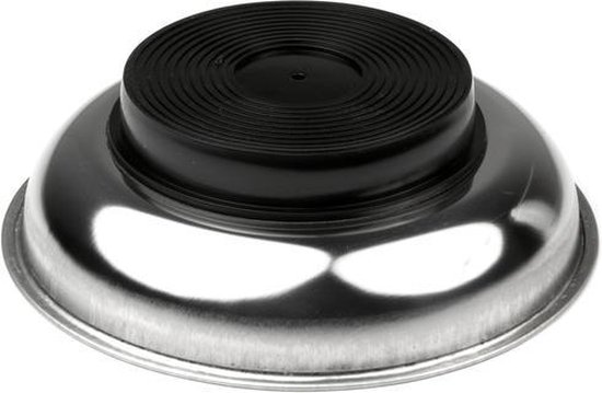 Magneetschalen, 2 stuks, roestvrij staal, magnetische gereedschapsschaal, 150mm magneetschaal, voor het vasthouden van gereedschap, schroeven, boren en spijkers, krachtige magneet, verdikte