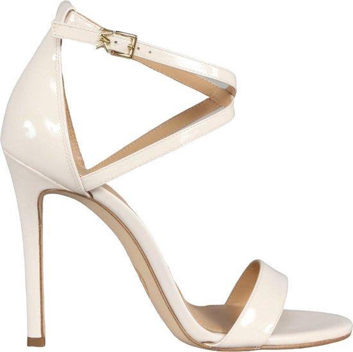 Michael Kors Antonia Dames Sandalen - Creme - Maat 38 | bol.com