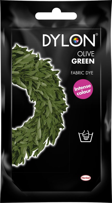 DYLON Handwas Textielverf - Olive Green - Groen - 50 gr
