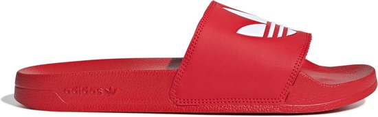 adidas Slippers - Maat 40.5 - Unisex - rood/wit | bol.com