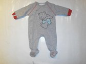 pyjama noukie's Cotton, 6 mois 68cm gris avec ours nouky