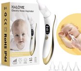 Babyfi ® - Elektrische oplaadbare neuspeer voor baby en kinderen - Inclusief Oplader, Handleiding en extra opzetstukjes - Hygiënische neusreiniger - Baby aspirator - Neuszuiger - Baby neuspom