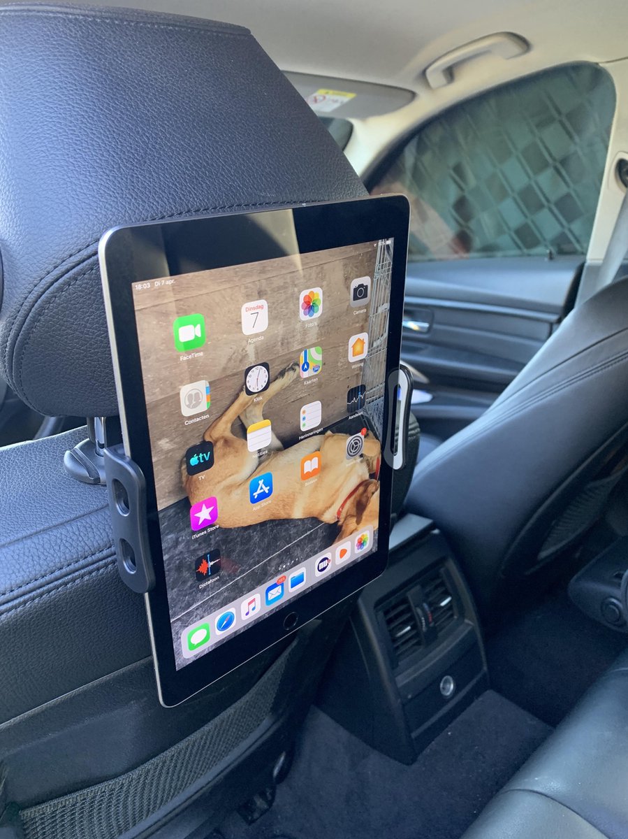 Ipad Tablet Houder voor in de Auto op Hoofdsteun - ipadhouder - tablethouder - Verstelbaar